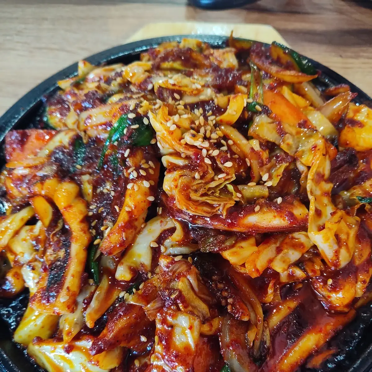 오징어 볶음 ojingeo bokkeum 辣炒魷魚